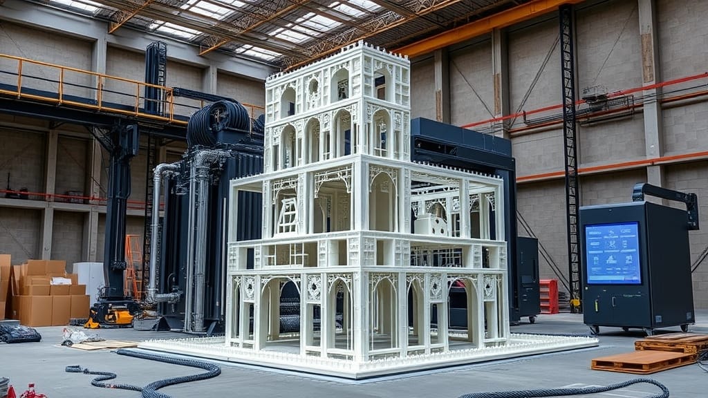 Impressão 3D em Grande Escala: Transformando Indústria e Arquitetura