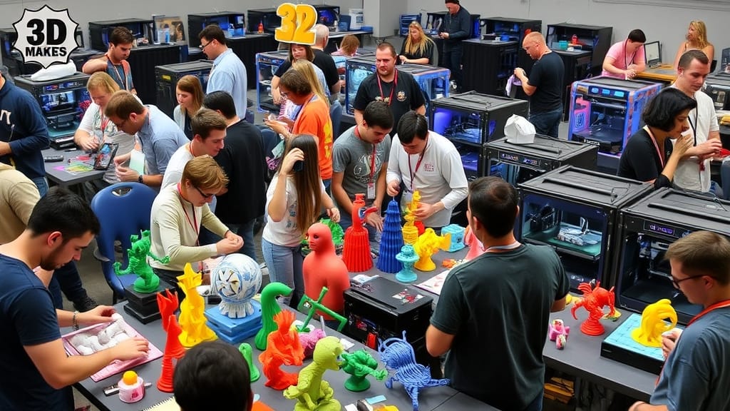 Encontros de Makers 3D: Inove e Conecte Criadores