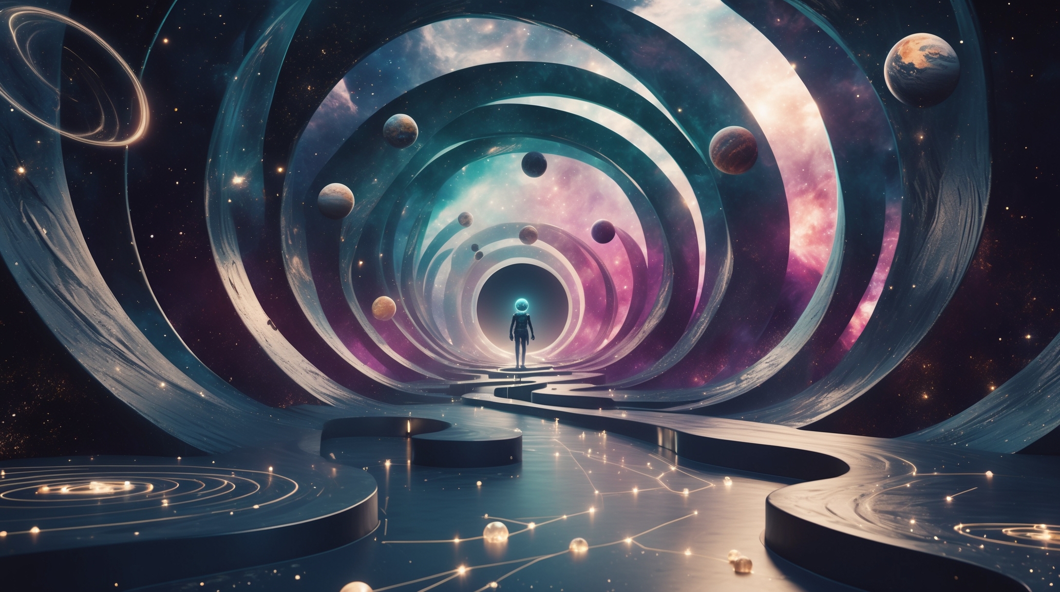 universo 3d: Descubra o labirinto do cosmos